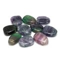 Rainbow Fluorite Drilled Tumble Stone