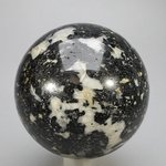 Black Tourmaline with White Quartz Crystal Sphere ~64mm