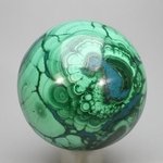 GORGEOUS Chrysocolla & Malachite Crystal Sphere ~54mm