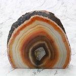 Free-standing Polished Agate - Natural ~12x11cm