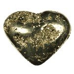 Iron Pyrite Heart ~ 6.5cm