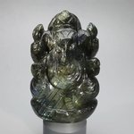 Labradorite Carved Ganesh ~81mm