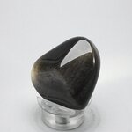 Obsidian Sheen-Silver Polished Stone ~42mm