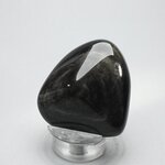 Obsidian Sheen-Silver Polished Stone ~46mm