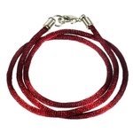Polyester Cord Necklace - 18inch (Maroon)