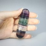Rainbow Fluorite Crystal Massage Wand ~73mm