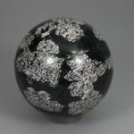 Rhodonite Snowflake Crystal Sphere  ~60mm