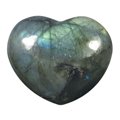 Labradorite Crystal Hearts