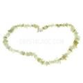 New Jade Gemstone Chip Necklace with Clasp