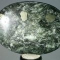 African Jade & Pyrite Palm Stone (Extra Grade) ~70mm