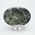 African Jade & Pyrite Palm Stone (Extra Grade) ~70mm