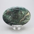 African Jade & Pyrite Palm Stone (Extra Grade) ~70x50mm
