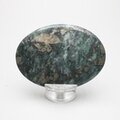 African Jade & Pyrite Palm Stone (Extra Grade) ~70x50mm