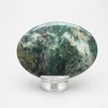 African Jade & Pyrite Palm Stone (Extra Grade) ~70x50mm
