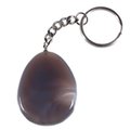 Agate Disc Fob Keyring