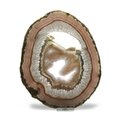 Agate Slice - Mauve with crystal centre  ~ 235mm