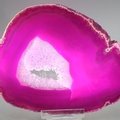 Agate Slice - Pink  ~132mm