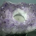 AMAZING Amethyst Tea Light Candle Holder ~151mm