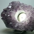 AMAZING Amethyst Tea Light Candle Holder ~155mm