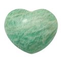 Amazonite Crystal Heart ~45mm