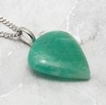 Amazonite Gemstone Pendant  ~26mm