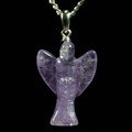 Amethyst Angel Pendant - 25mm