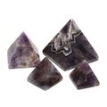 Amethyst Chevron Pyramid