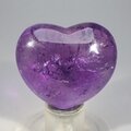 Amethyst Crystal Heart ~45mm