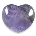 Amethyst Crystal Heart ~45mm