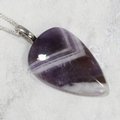Amethyst Gemstone Pendant  ~32mm
