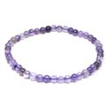 Amethyst 4mm Mini Bead Bracelet