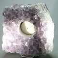 AMAZING Amethyst Tea LIght Candle Holder ~121 x 119mm