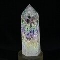 Angel Aura Fire & Ice Quartz Point ~70mm