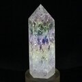 Angel Aura Fire & Ice Quartz Point ~70mm