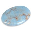 Angelite Palm Stone ~70x50mm