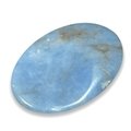 Angelite Thumb Stone ~40mm