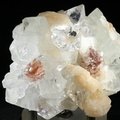 Apophyllite with Stilbite Crystal Cluster ~65 x 65mm