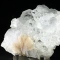 Apophyllite with Stilbite Crystal Cluster ~86 x 65mm