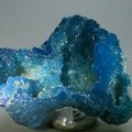 Aqua Aura Quartz Geode ~88mm