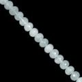 Aquamarine Crystal Beads - 12mm Facet Roundel