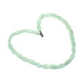 Aquamarine Gemstone Necklace with clasp - 17 inches