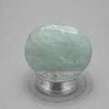 Aquamarine Polished Stone  ~37mm