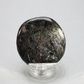 Arfvedsonite Polished Flat Tumblestone ~43mm