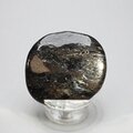 Arfvedsonite Polished Flat Tumblestone ~46mm