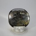 Arfvedsonite Polished Flat Tumblestone ~52mm