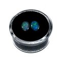 Australian Fire Opal Pair Of Oval Doublets