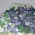 Azurite & Malachite Polished Slice ~63mm