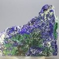 Azurite & Malachite Polished Slice ~74mm