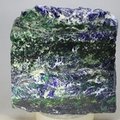 Azurite & Malachite Polished Slice ~75mm