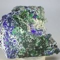 Azurite & Malachite Polished Slice ~80mm